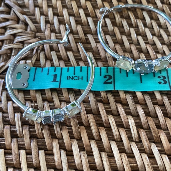 EUC Kate Spade Silver Hoops - Picture 5 of 5